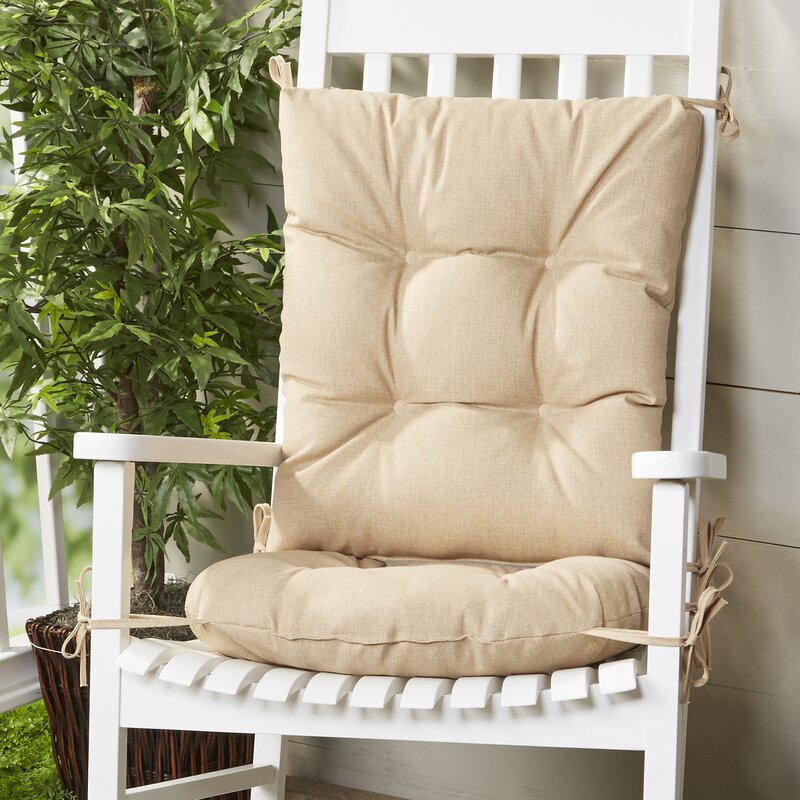Wayfair Basics™ Wayfair Basics Outdoor 2 Piece Rocking Chair Cushion